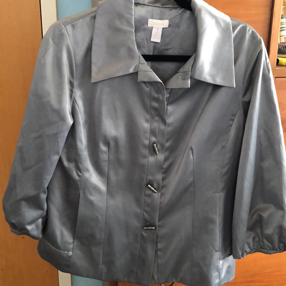 Silver Dressy Jacket by Chico’s